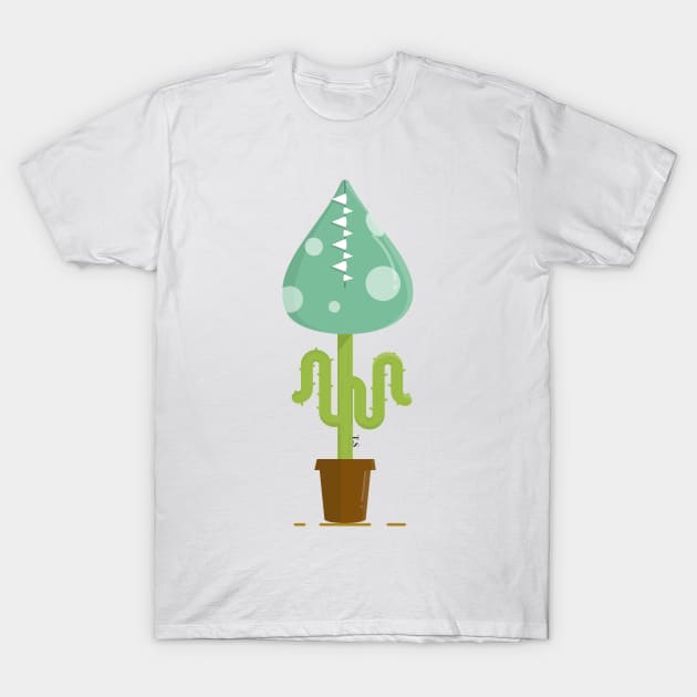 Man eating plant T-Shirt by MangoStudio